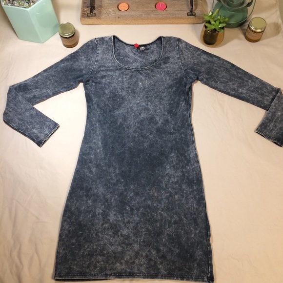 Dress - stretchy, denim look - Picture 1 of 4